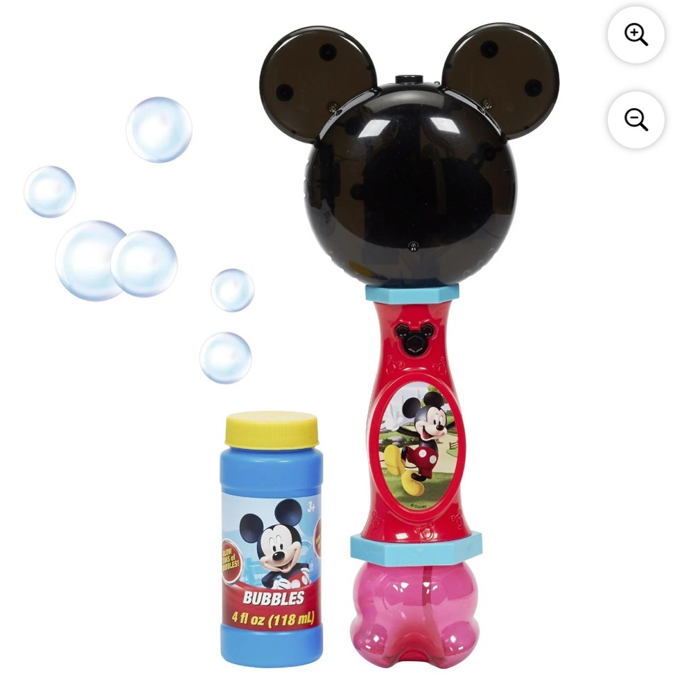 Disney Mickey Mouse Bubble Maker - Red, Black, and Blue